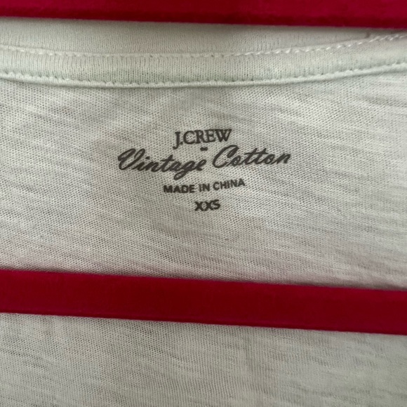 J Crew Mint V-Neck Short Sleeve Tee - Picture 2 of 2